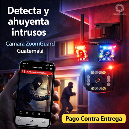 ZOOM GUARD - CAMARA PTZ DE SEGURIDAD + INTELIGENCIA ARTIFICIAL